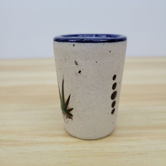 Vintage Tonala Mexico Pottery Shot Glass - Picture 11 of 12